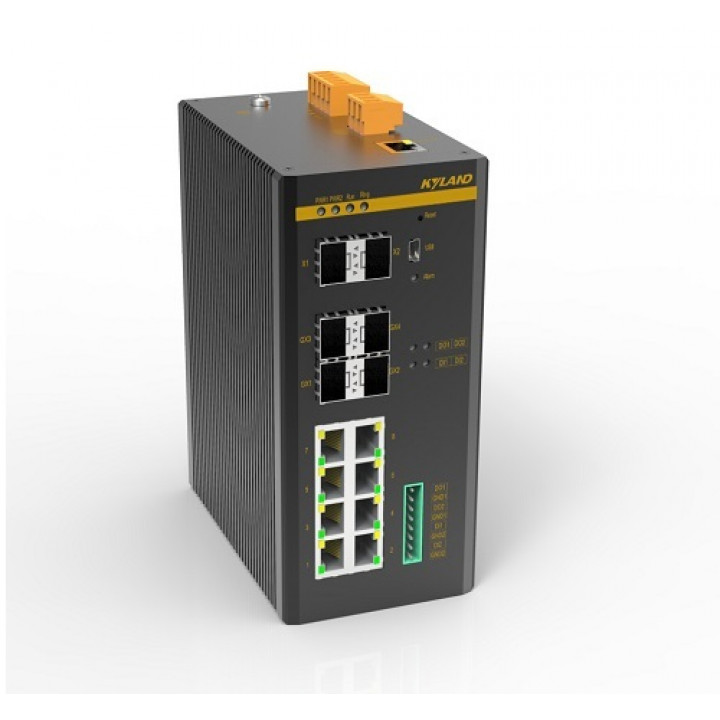 Промышленный управляемый коммутатор TSN Kyland SICOM3000TSN-2GX8GE-L2-L2 (2xSFP, 8xRJ45, 24/48 В пост. ток)