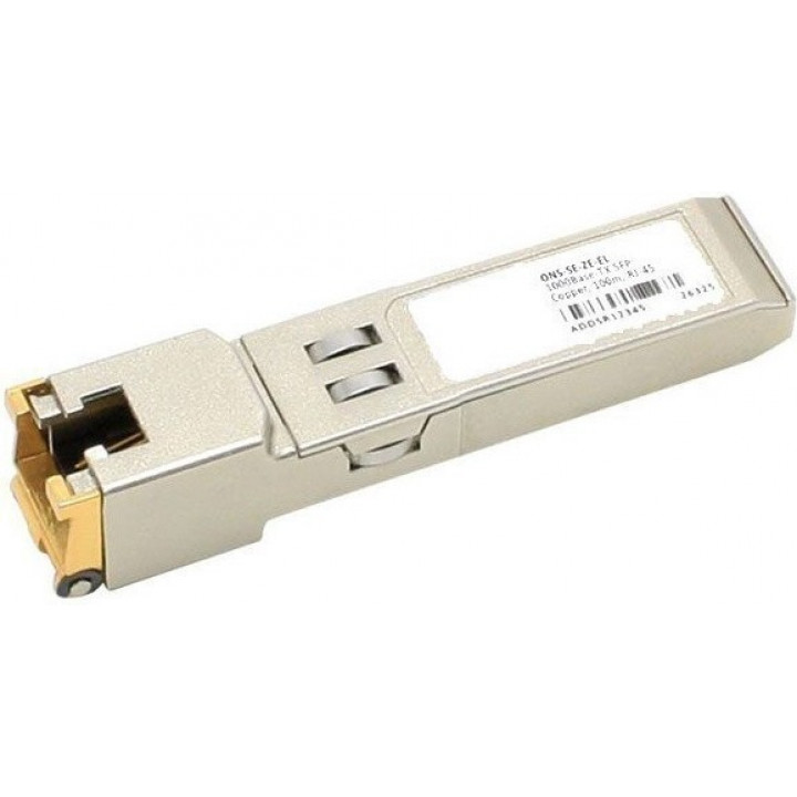 Трансивер Cisco ONS-SE-ZE-EL (SFP, 10/100/1000 Ethernet BaseT, Multi-rate Copper RJ45)