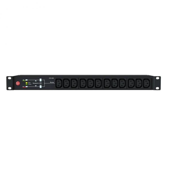 Автоматический ввод резерва ELEMY ATS-1603 (1U, два входа) Автоматический ввод резерва ELEMY ATS-1603 (1U, два входа)