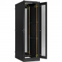 Дверь для шкафа TLK TFA-4760-W-BK (двухстворчатая перфорированная, 47U, 600мм, черная)