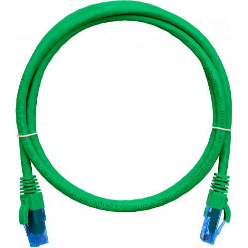 Коммутационный шнур U/UTP 4 пары кат.6 NIKOMAX NMC-PC4UE55B-030-C-GN (3м, зеленый, 250МГц, LSZH)