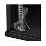 Шкаф телекоммуникационный Cabeus SH-05F-12U60/60-R-BK (19" настенный 12U 600x600x635мм, дверь стекло)