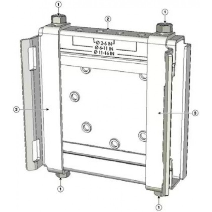 Крепление Cisco AIR-ACCPMK3700-2 (для IW3700 Series, Pole-Mount) Крепление Cisco AIR-ACCPMK3700-2 (для IW3700 Series, Pole-Mount)
