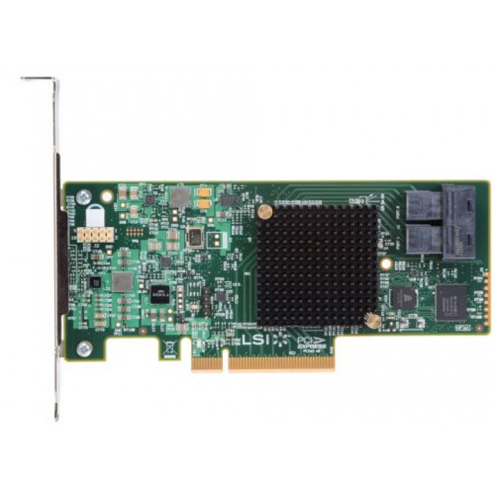 Контроллер SAS Intel RS3WC080 (12Gb/s SAS, LSI3008, RAID 0/1/10/5/50, 8 internal ports)