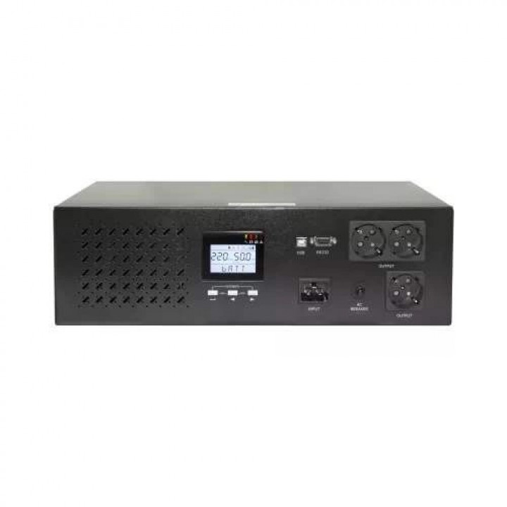 Источник бесперебойного питания SNR SNR-UPS-LIRM-3000-PS (3000 VA, Rackmount LCD, чистый синус)