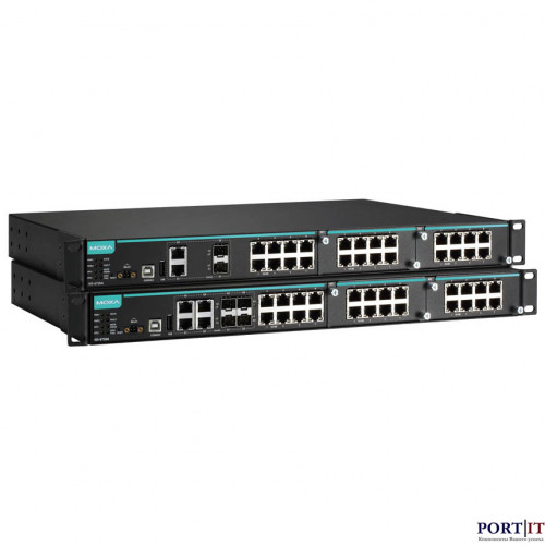 Модульный Ethernet-коммутатор MOXA IKS-6726A-2GTXSFP-24-24-T
