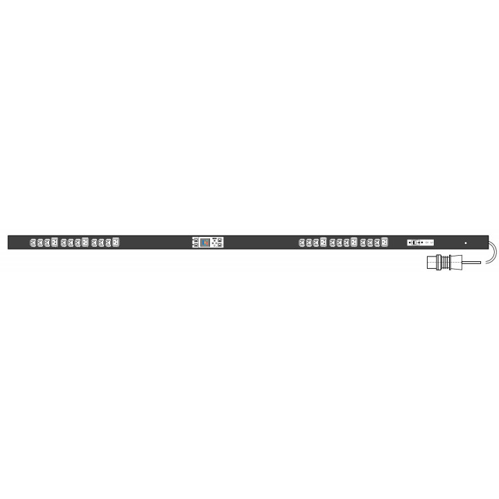 Устройство распределения электропитания Exagate PWG2-9416-318-96-SIP (16A Single Phase ZeroU, 24 x IEC Sockets)