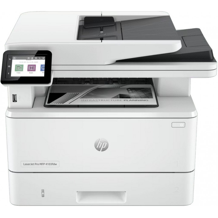 МФУ лазерный HP LaserJet Pro M4103fdw 2Z629A (A4, 38 стр/мин, факс, WiFi)