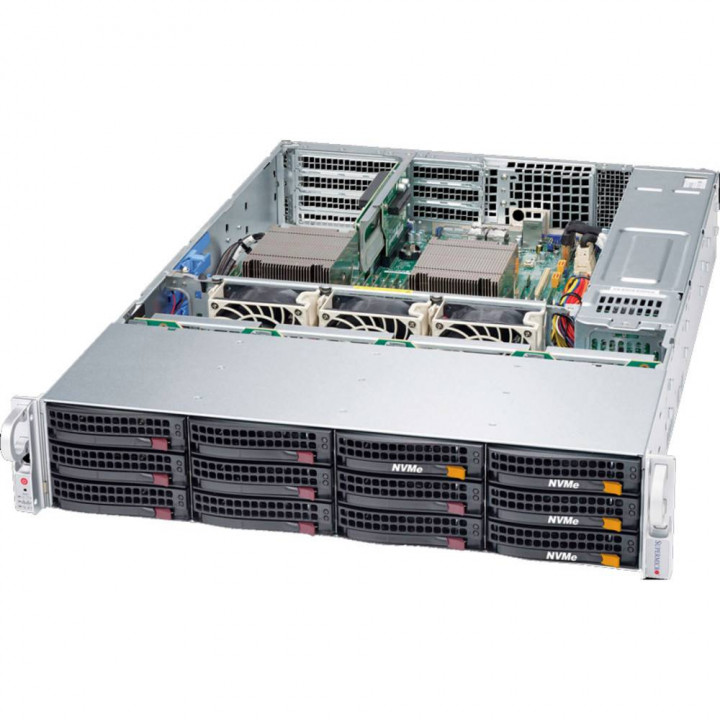 Серверная платформа Supermicro SYS-6028R-TDWNR (2U Rackmount, X10DDW-iN, 16xDDR4, 8xSATA3)