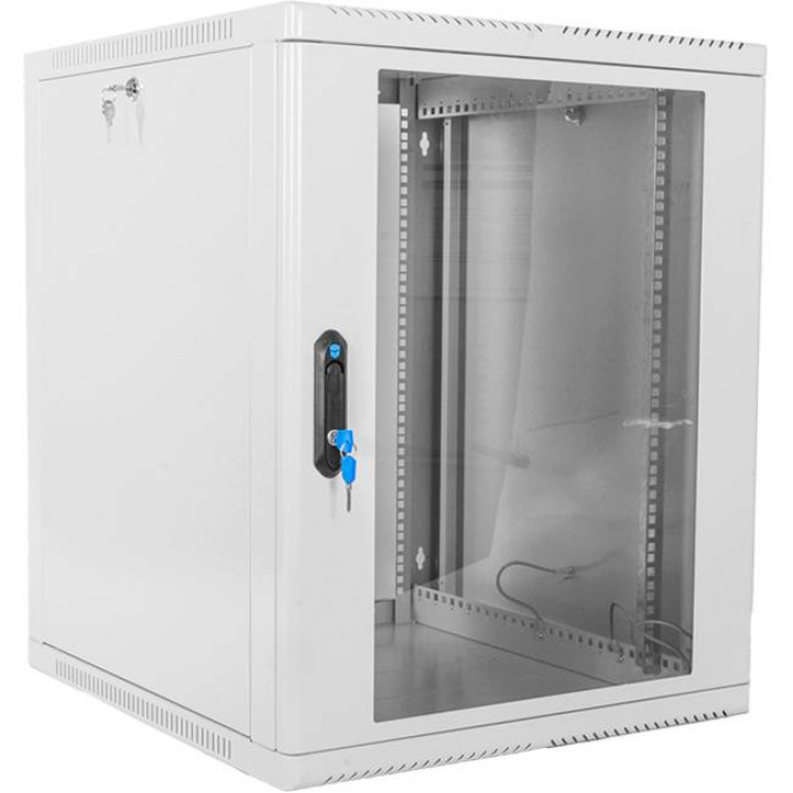 Шкаф телекоммуникационный настенный ЦМО ШРН-15.500 (15U, 600x500, дверь стекло) Шкаф телекоммуникационный настенный ЦМО ШРН-15.500 (15U, 600x500, дверь стекло)