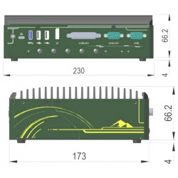 Встраиваемый компьютер Neousys Technology NRU-220S-JAO64 Встраиваемый компьютер Neousys Technology NRU-220S-JAO64