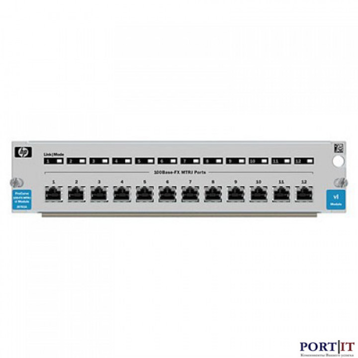 Модуль HP J8763A (12-портовый модуль для коммутаторов HP 4200 vl) Модуль HP J8763A (12-портовый модуль для коммутаторов HP 4200 vl)