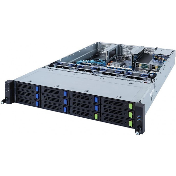 Серверная платформа GIGABYTE 6NR2823CAMR-M7-102 (2U, 2xLGA4189, 32xDDR4, 12x3.5")