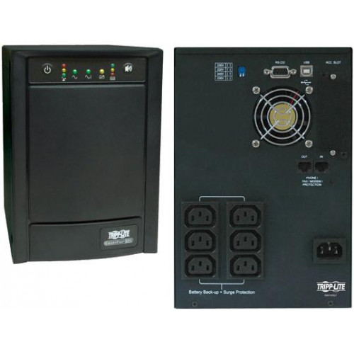 ИБП Tripp Lite SMX750SLT (750 ВА, 500 Вт, 6 розеток, защита телефона)
