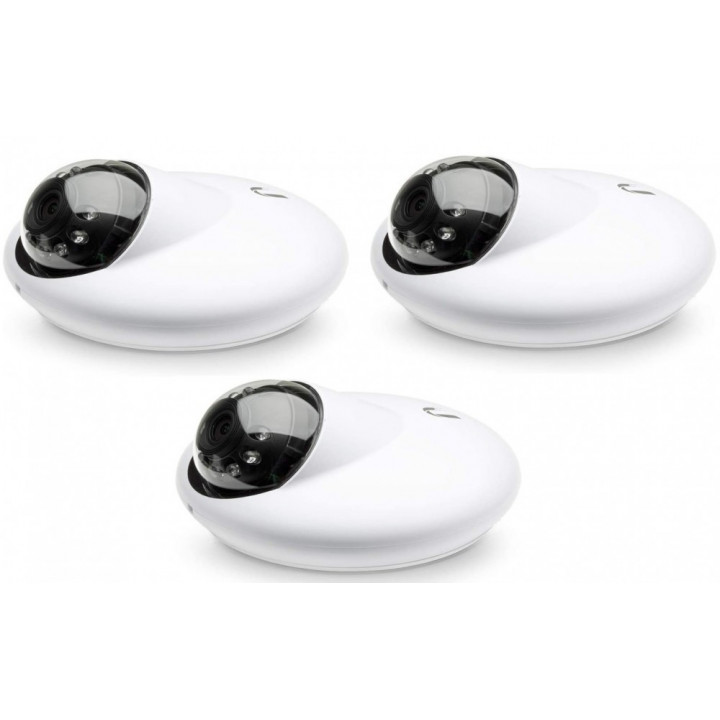 IP-камера Ubiquiti UVC-G3-DOME-3 (3 шт., 1080p, 30 к/с, EFL 2.8 мм, f/2.0) IP-камера Ubiquiti UVC-G3-DOME-3 (3 шт., 1080p, 30 к/с, EFL 2.8 мм, f/2.0)