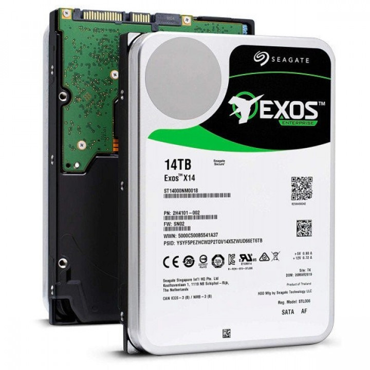 Жесткий диск Seagate ST14000NM002G (HDD SAS 14TB, Exos X16, 7200 rpm, 256MB)