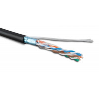 Кабель Hyperline FUTP4-C5E-S24-OUT-LSZH-BK-500