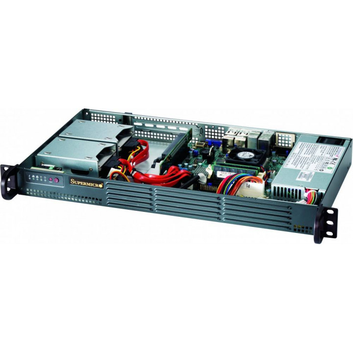 Серверная платформа Supermicro SYS-5017P-TLN4F (1U, Core i7-3612QE, 2x 3.5", 4xGb LAN)