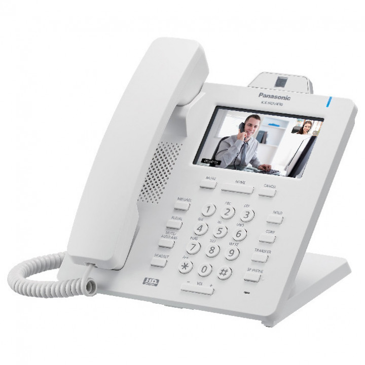 SIP-видеотелефон Panasonic KX-HDV430RU (4.3" тачскрин, 16-SIP линий, 500 аб., 2-Ethernet, PoE)