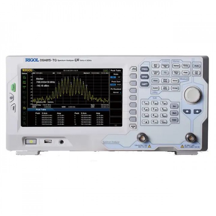 Анализатор спектра RIGOL DSA815-TG (9 кГц-1.5 ГГц, трекинг-генератор)