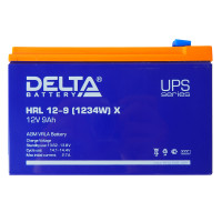 Аккумуляторная батарея AGM 12В 9Ач Delta HRL 12-9 (1234W) X