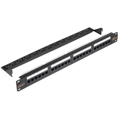 Коммутационная панель NIKOMAX NMC-RP24UD2-AN-1U-BK (19