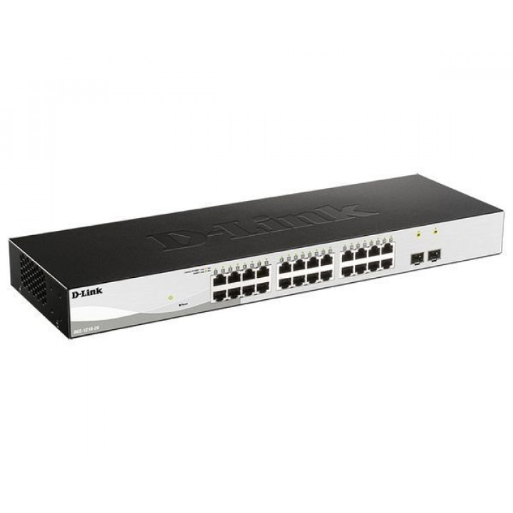 Коммутатор D-Link DGS-1210-26/FL2A (24 порта 10/100/1000Base-T, 2 SFP)