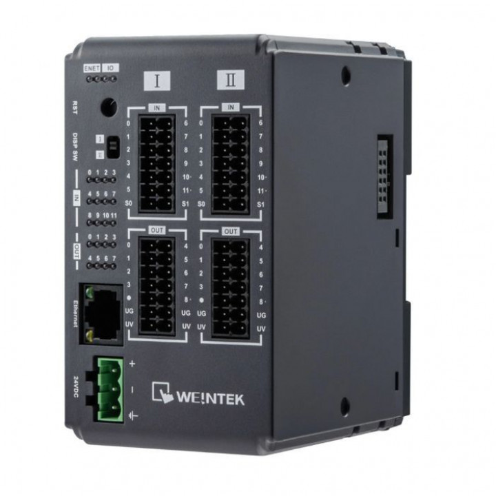 Коммуникационный модуль Weintek iR-ETN40P (Industrial Ethernet, 1 порт, 16 вых., 2 выс. вых., 24 вх., Modbus TCP, EtherNet/IP)