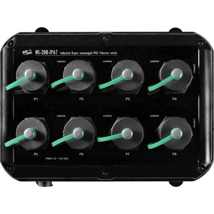 Промышленный коммутатор ICP DAS NS-208-IP67 CR (Industrial 8-port unmanaged IP67 Ethernet switch) Промышленный коммутатор ICP DAS NS-208-IP67 CR (Industrial 8-port unmanaged IP67 Ethernet switch)