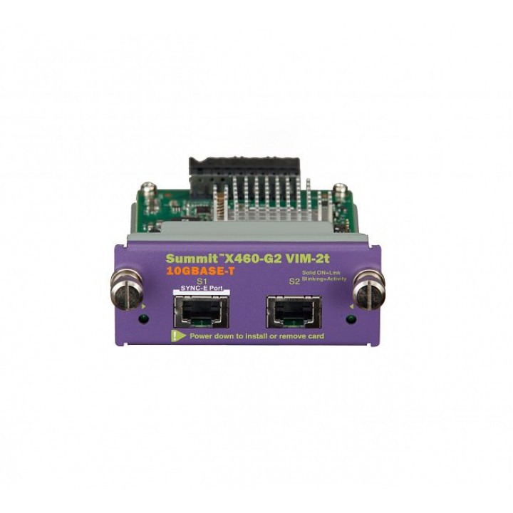 Модуль Extreme Networks Summit X460-G2 VIM-2t-TAA (2 порта 10GBase-T)