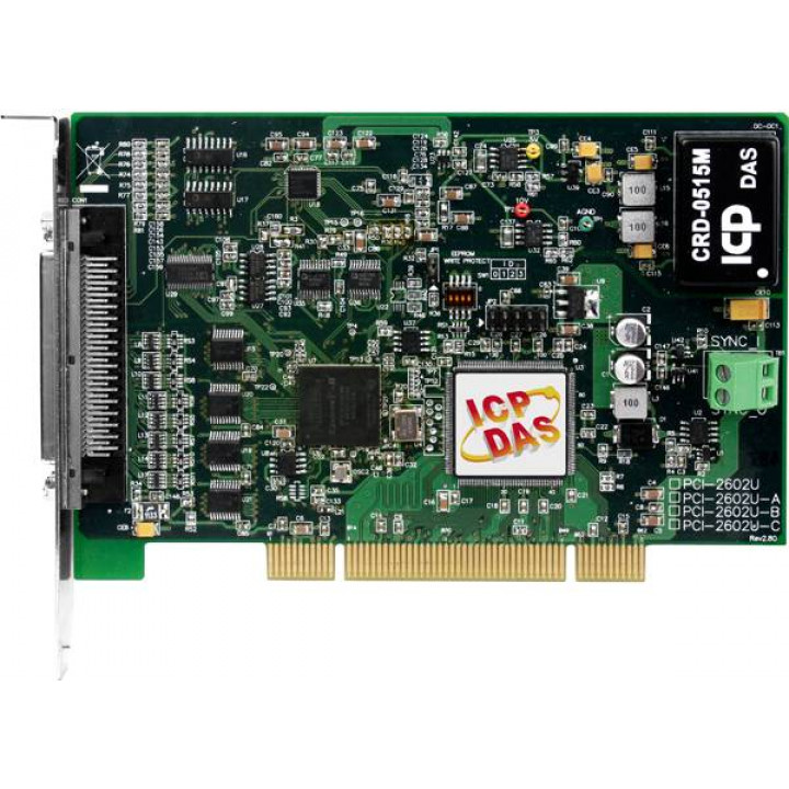 Плата ICP DAS PCI-2602U CR (16/8 AI, 2 AO, 32 DIO)
