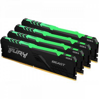 Оперативная память Kingston Fury Beast RGB 128 ГБ KF436C18BBAK4/128