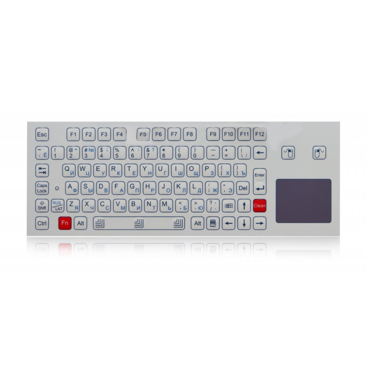 Промышленная клавиатура Key Technology K-TEK-D343TP-FN-W-US/RU-PS2 (встраиваемая, IP65, русифицированная, 81 клавиша, белая, PS/2, тачпад) Промышленная клавиатура Key Technology K-TEK-D343TP-FN-W-US/RU-PS2 (встраиваемая, IP65, русифицированная, 81 клавиша, белая, PS/2, тачпад)