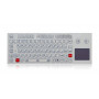 Промышленная клавиатура Key Technology K-TEK-D343TP-FN-W-US/RU-PS2 (встраиваемая, IP65, русифицированная, 81 клавиша, белая, PS/2, тачпад)