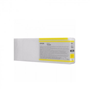 Струйный картридж Epson T6364 желтый 700 мл C13T636400