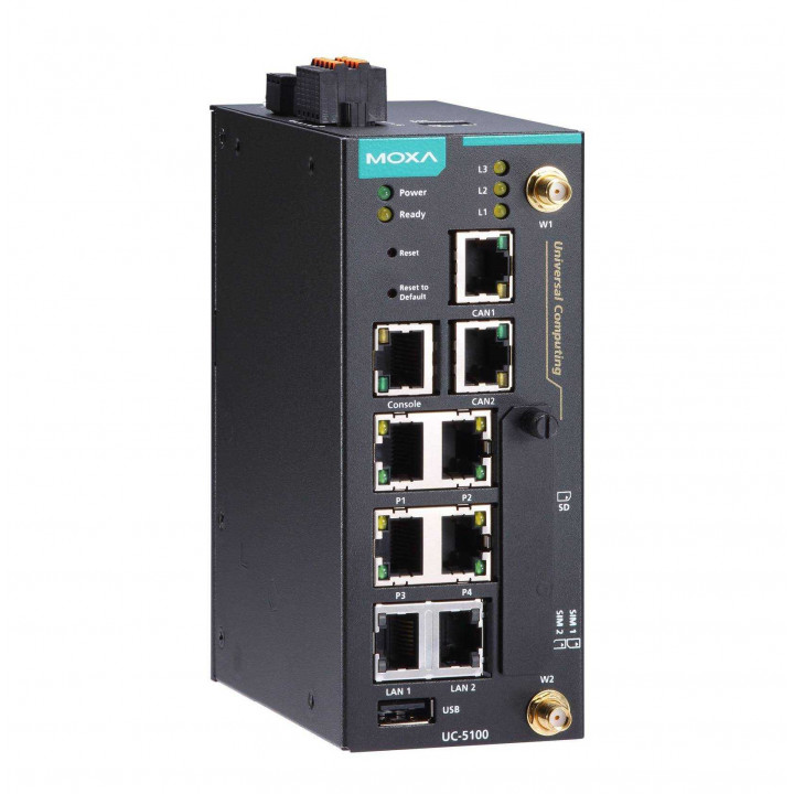 Встраиваемый компьютер на DIN-рейку MOXA UC-5112-T-LX (2xEthernet, 4xRS-232/422/485, 2 CAN, 4DI/4DO, SD, mini PCIe, USB, 512 Мб RAM, 8 Гб eMMC, -40…85°C) Встраиваемый компьютер на DIN-рейку MOXA UC-5112-T-LX (2xEthernet, 4xRS-232/422/485, 2 CAN, 4DI/4DO, SD, mini PCIe, USB, 512 Мб RAM, 8 Гб eMMC, -40…85°C)