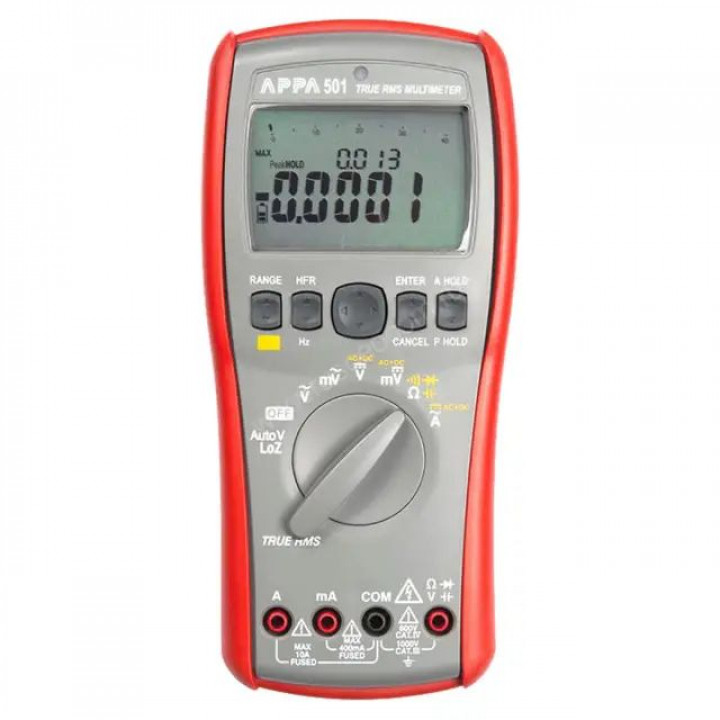 Мультиметр APPA 501 (1000 В, 10 А, погрешность 0.05%) Мультиметр APPA 501 (1000 В, 10 А, погрешность 0.05%)