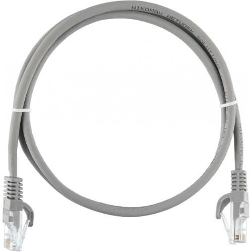 Коммутационный шнур NIKOMAX NMC-PC4UD55B-ES-015-C-GY (U/UTP, кат.5е, 100МГц, 2xRJ45, 1.5м, серый)