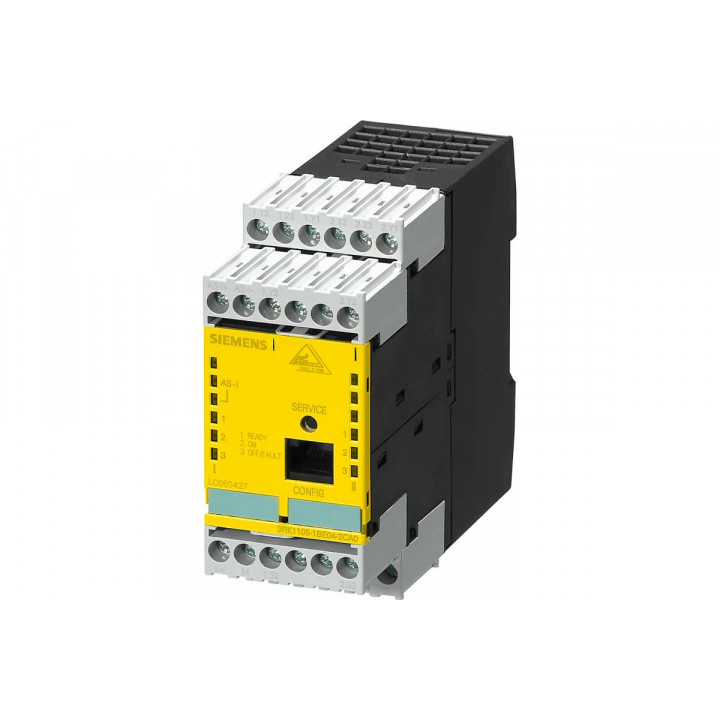 Модуль ввода-вывода Siemens 3RK1105-1AE04-2CA0 (AS-интерфейс, монитор безопасности, 1 блокир. цепь) Модуль ввода-вывода Siemens 3RK1105-1AE04-2CA0 (AS-интерфейс, монитор безопасности, 1 блокир. цепь)
