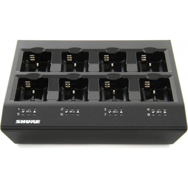 Зарядное устройство Shure SBC800-E (для 8-ми аккумуляторов SB900, для ULX-D, QLX-D, PSM 1000, Axient Digital) Зарядное устройство Shure SBC800-E (для 8-ми аккумуляторов SB900, для ULX-D, QLX-D, PSM 1000, Axient Digital)