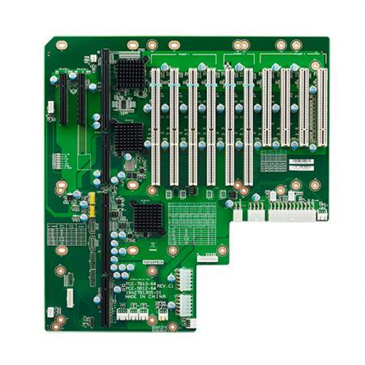 Промышленная кроссплата Advantech PCE-7B13-64C1E (PICMG 1.3, 13 слотов, 2xPCIe x8, 6xPCI-X, 4xPCI)