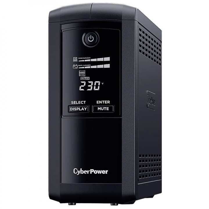 ИБП CyberPower VP1000ELCD (Line-Interactive, 1000VA/550W, 4 EURO) ИБП CyberPower VP1000ELCD (Line-Interactive, 1000VA/550W, 4 EURO)