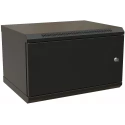 Шкаф настенный 6U WRline WR-TW-0666-SR-RAL9004 Шкаф настенный 6U WRline WR-TW-0666-SR-RAL9004