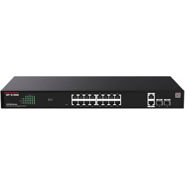Коммутатор IP-COM G2220P-16-250W (18 портов, 16xPoE, 2xSFP)