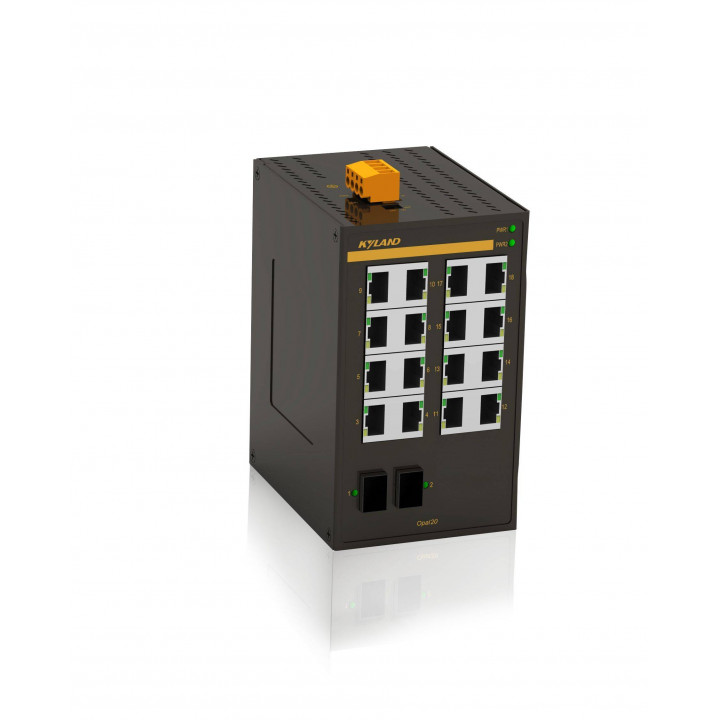 Промышленный коммутатор Kyland Opal20-E-2SFP16T-LV-LV (2xSFP, 16x10/100Base-TX, -10…60°C)