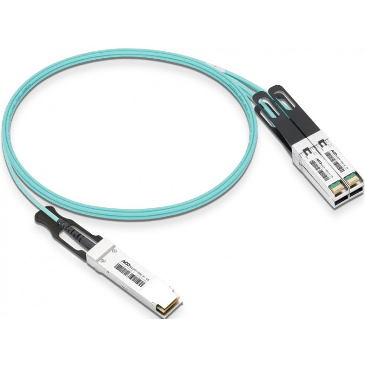 Кабель QSFP28 NADDOD Q4SFP-100G-A5 (Mellanox MFA7A50-C005 Compatible, 5м, 100G QSFP28 to 4x25G SFP28 Breakout AOC) Кабель QSFP28 NADDOD Q4SFP-100G-A5 (Mellanox MFA7A50-C005 Compatible, 5м, 100G QSFP28 to 4x25G SFP28 Breakout AOC)