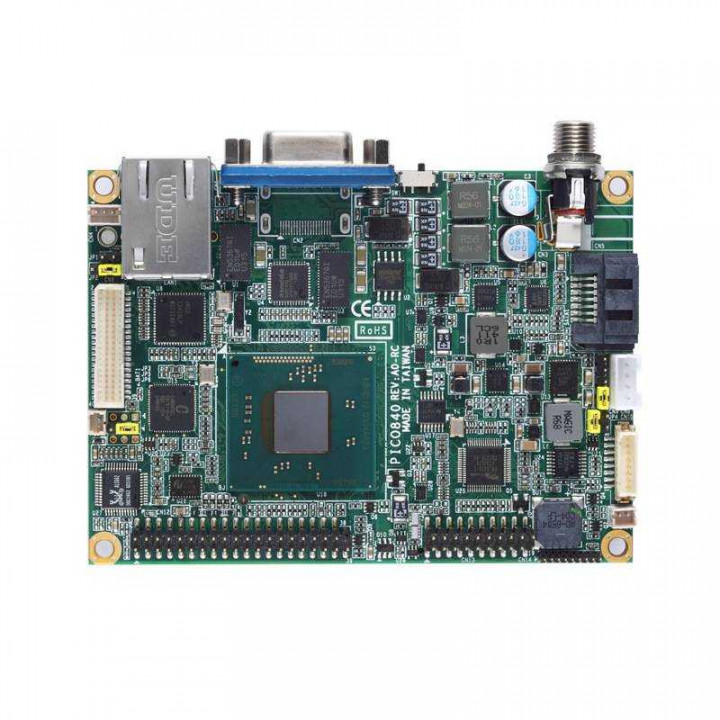 Одноплатный компьютер Axiomtek PICO842VGA-J1900 w/IO board & Accessory (Intel Celeron J1900, VGA/LVDS, Gigabit LAN, 2xCOM, 4xUSB)