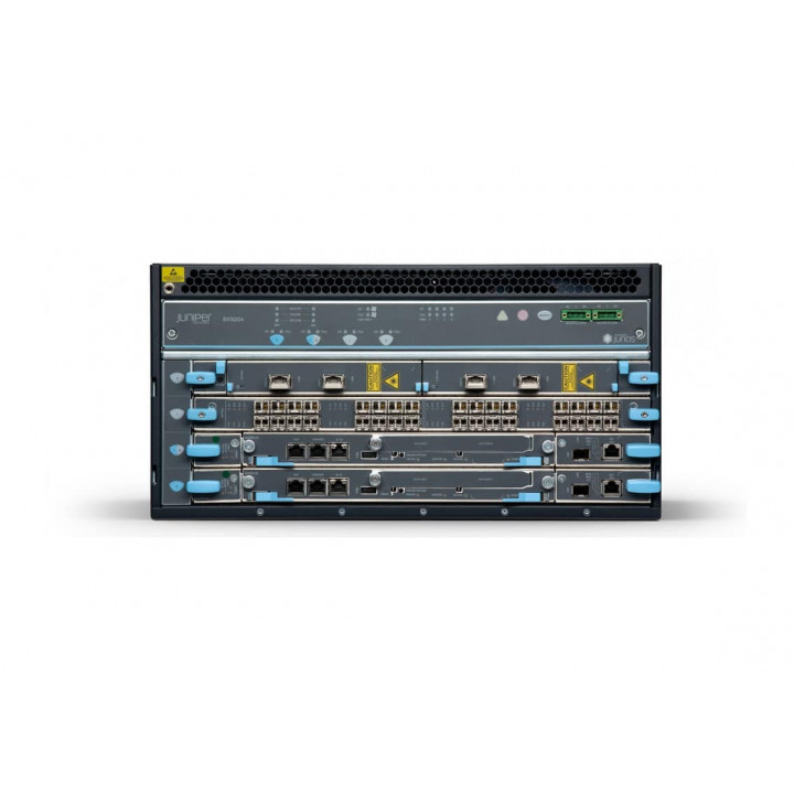 Коммутатор Juniper EX9204-RED-AC-T (4-слотовый шасси, 2 маршрутизатора, 2 модуля коммутации, 4 БП 2520W AC) Коммутатор Juniper EX9204-RED-AC-T (4-слотовый шасси, 2 маршрутизатора, 2 модуля коммутации, 4 БП 2520W AC)