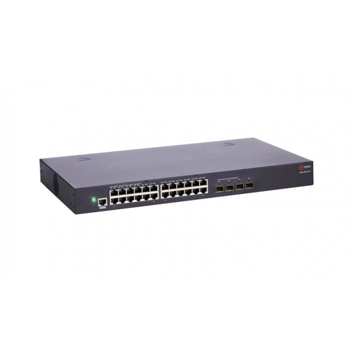 Коммутатор Qtech QSW-4600-28TX-AC (управляемый L2+, 24 медных порта, 4x10G SFP+, стекируемый)