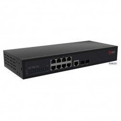 Управляемый коммутатор уровня L2+ Qtech QSW-3410-10T-POE-AC